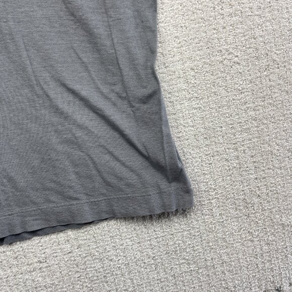 Ferrante T-Shirt Mens 56 Grey Golf Casual Made in Italy V-neck Short Sleeve - Picture 5 of 16